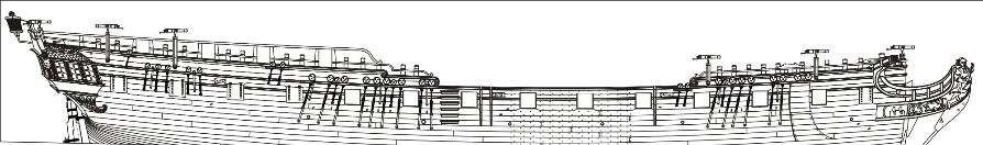 model sailboat rigging